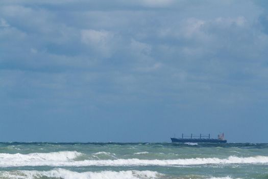 Ocean drilling near South Padre Island, TX.