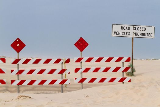 End of the road on South Padre Island, TX.