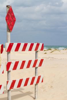 End of the road on South Padre Island, TX.