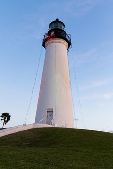 Port Isabel Lighthouse near South Parde Island, TX.