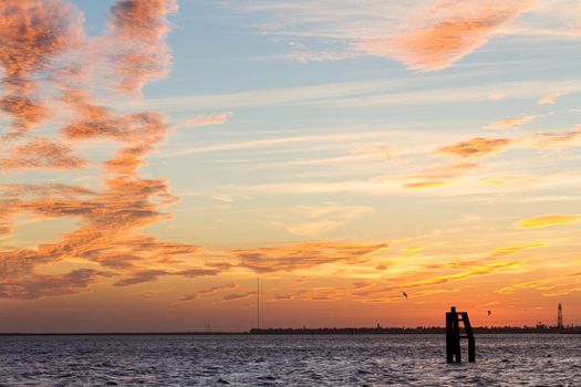 Sunset at South Padre Island, TX.