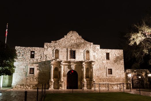 The Alamo mission in San Antonio Missions National park , Texas