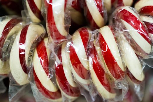 Gourmet hard candies for Christmas holidays.