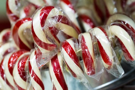 Gourmet hard candies for Christmas holidays.