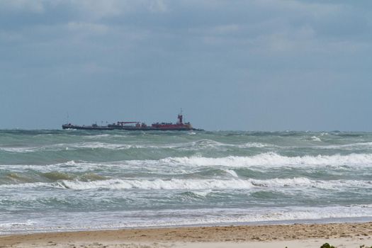 Ocean drilling near South Padre Island, TX.