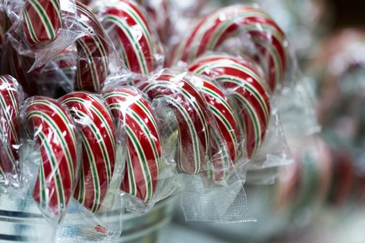 Gourmet hard candies for Christmas holidays.