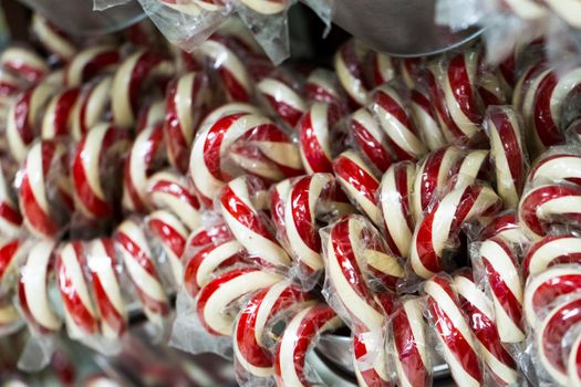 Gourmet hard candies for Christmas holidays.