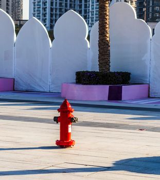 Shot of a fire hydrant.