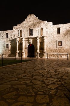 The Alamo mission in San Antonio Missions National park , Texas