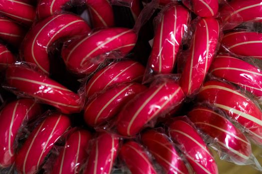 Gourmet hard candies for Christmas holidays.