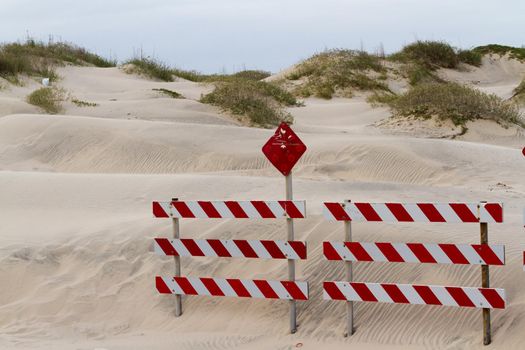 End of the road on South Padre Island, TX.
