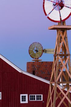 Old Red Barn at the 17mile House Farm Park, Colorado.