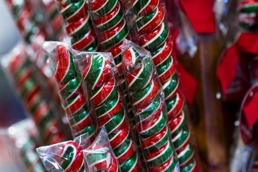 Gourmet hard candies for Christmas holidays.