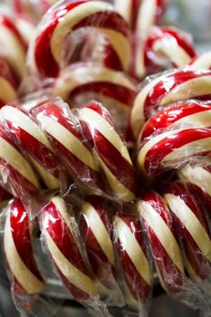 Gourmet hard candies for Christmas holidays.