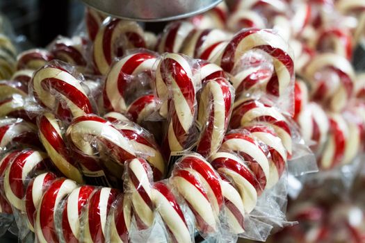 Gourmet hard candies for Christmas holidays.