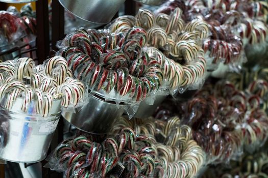 Gourmet hard candies for Christmas holidays.