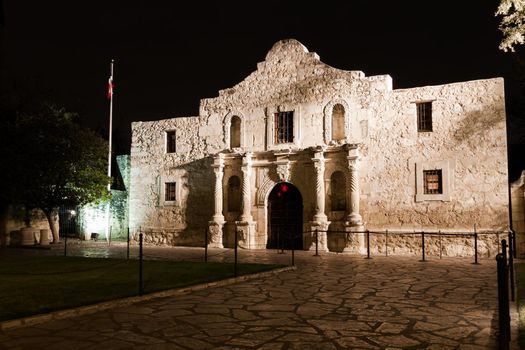 The Alamo mission in San Antonio Missions National park , Texas