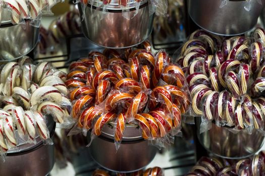 Gourmet hard candies for Christmas holidays.
