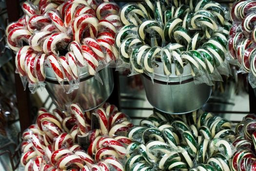 Gourmet hard candies for Christmas holidays.