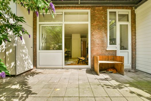 View building with beauty of vegetation outside