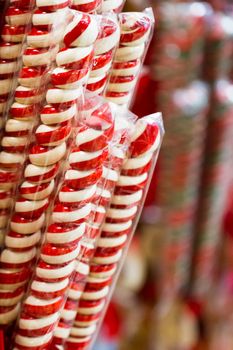 Gourmet hard candies for Christmas holidays.