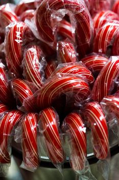 Gourmet hard candies for Christmas holidays.