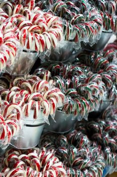Gourmet hard candies for Christmas holidays.