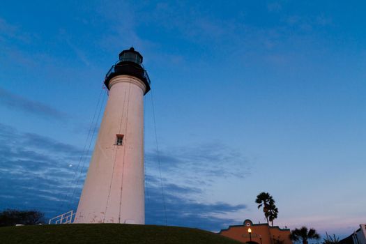 Port Isabel Lighthouse near South Parde Island, TX.