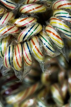 Gourmet hard candies for Christmas holidays.