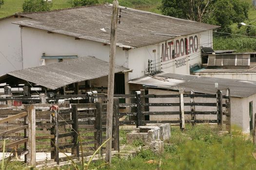 itamaraju, bahia, brazil - october 6, 2009: view of animal slaughterhouse in the city of Itamaraju.