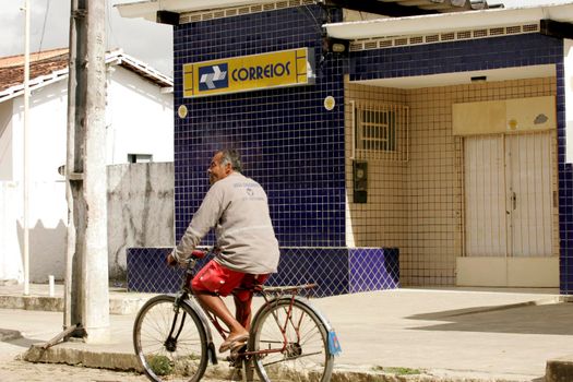 itapebi, bahia / brazil - july 13, 2009: Correios agencies are seen in the city of Itapebi, in southern Bahia.