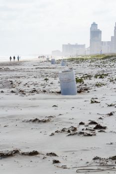 Beach of South Padre Island, TX.