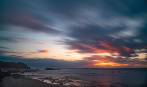 Sea vacation in israel summer romantic seascape