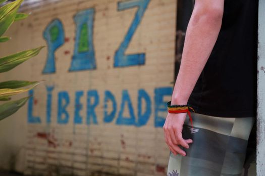 salvador, bahia / brazil - august 6, 2015: Adolescent offender, intern of the Community of Social and Educational Care (Case) is seen in the institution in the city of Salvador.