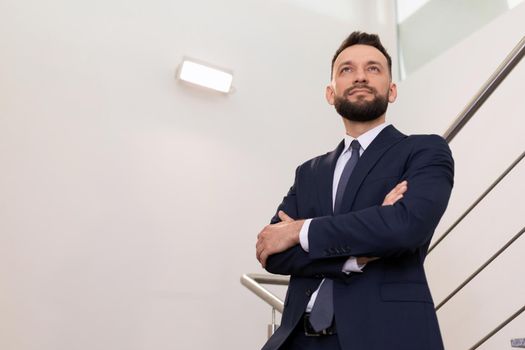 close-up business portrait of a male businessman.