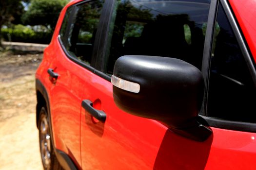 salvador, bahia / brazil - november 10, 2015: Jeep Renegade Sport Diesel is seen in the city of Salvador.