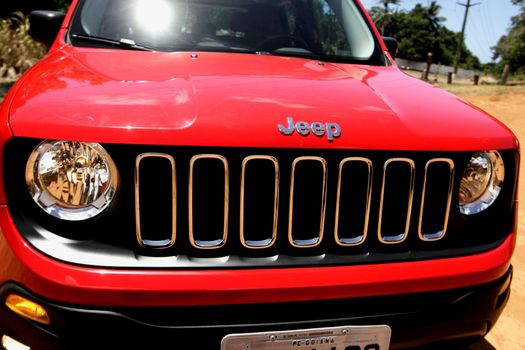 salvador, bahia / brazil - november 10, 2015: Jeep Renegade Sport Diesel is seen in the city of Salvador.
