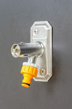 Image of Outdoor Water Faucet with Hose Quick Release Connector