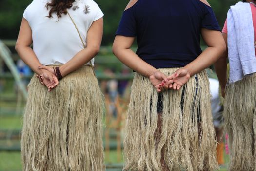 salvador, bahia / brazil - May 7, 2019: Indigenous of Bahia tribe are seen during to debate political conjuncture and demand demarcation of indigenous lands. 