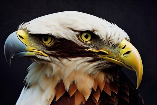 This is a picture of an eagle. very suitable for use for images or logos with nature and animal themes.