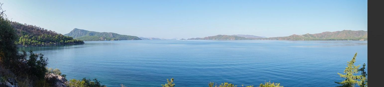 Coastline of Marmaris Hisaronu Mugla Turkey