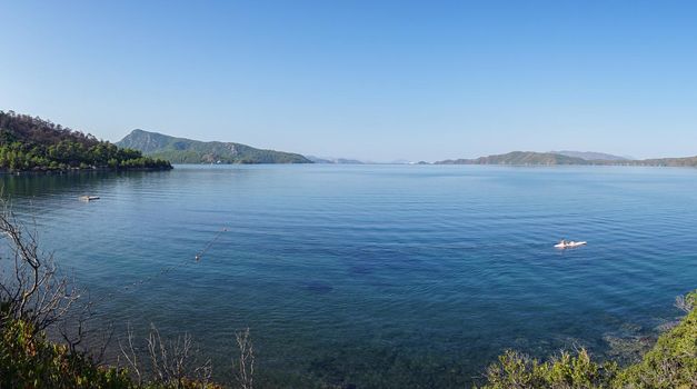 Coastline of Marmaris Hisaronu Mugla Turkey