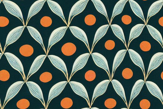 fabric design patterns or wallpaper for silk and cotton. High quality illustration