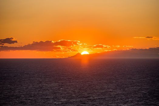Sunset in Purtas del Cielo, Ibiza, Islas Baleares, Spain