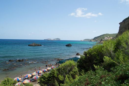 Beautiful day in Aigues Blanques, Santa Eulalia des Riu, Ibiza.