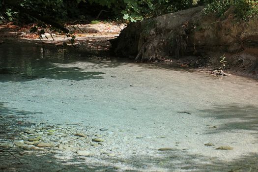 Acherontas river exploring Greece holidays mood summer traveling amazing Greek nature scape background in high quality big size print