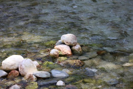 Acherontas river exploring Greece holidays mood summer traveling amazing Greek nature scape background in high quality big size metal print