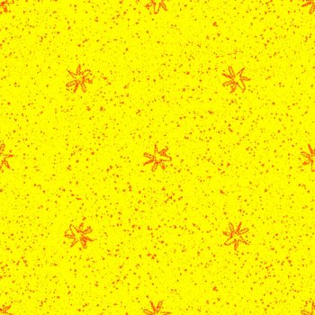 Hand Drawn Snowflakes Christmas Seamless Pattern. Subtle Flying Snow Flakes on chalk snowflakes Background. Attractive chalk handdrawn snow overlay. Graceful holiday season decoration.
