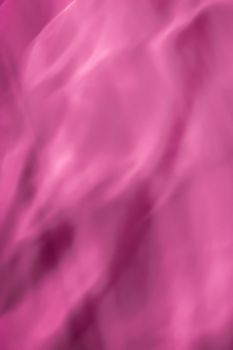 Holiday branding, beauty glamour and cyber backgrounds concept - Pink abstract art background, silk texture and wave lines in motion for classic luxury design