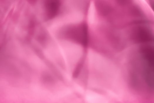 Holiday branding, beauty glamour and cyber backgrounds concept - Pink abstract art background, silk texture and wave lines in motion for classic luxury design